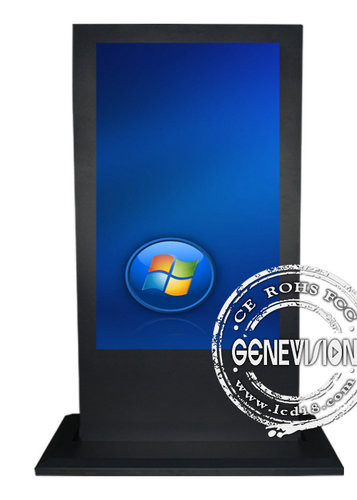 Kiosque d'écran tactile de 55 pouces avec 1920*1080, plein écran coloré de HD