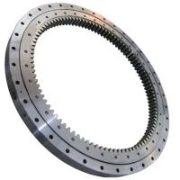 China Heavy Duty Construction Excavator Mining Crane Slew Ring Drive Gearbox Slewing Bearing on sale