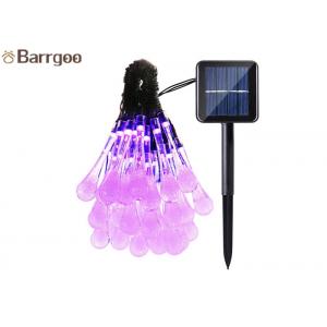 Water Drops Solar LED Christmas Lights 8 Modes Outdoor Garden Landscape Ambiance