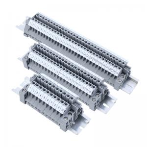 China UK2.5B Screw Terminal Blocks Kit UK2.5N Modular DIN Rail Mounted Strips 32A 690V supplier