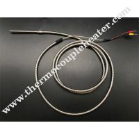 China Stainless Steel Sheathed Dia 1.0mm 1.5mm 3.0mm 6.0mm Type K/j/n Probe Type Thermocouple on sale