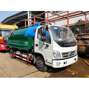 China Sewage Suction Cleaning Truck 5000 Liters Dust Tank With 2000 Liters High Pressure Water Tank supplier