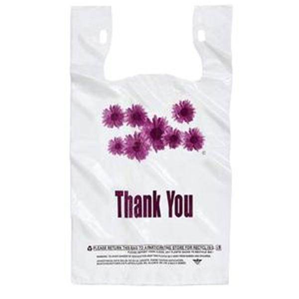 Custom Packaging T Shirt Shopping Transparent Compostable Grocery Bags