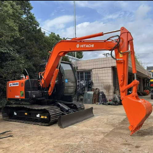 China Excavadora de orugas Hitachi EX60 original japonesa usada, pequeña, de 6 toneladas, en buenas condiciones de funcionamiento a la venta supplier