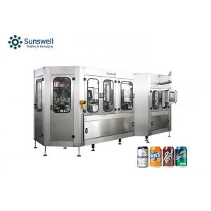 Aluminum Can Soda Beverage Filling Production Line Carbonated Bottling Machine