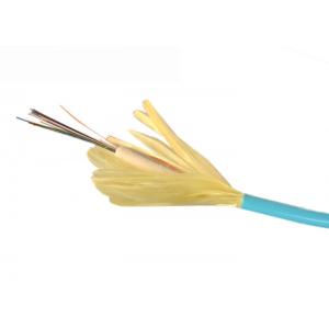 China OM3 Indoor Fiber Optic Cable , 2 - 24 Cores Tight Buffered Fiber Cable supplier