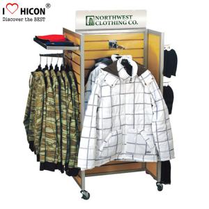 Clothing Store Fixture Custom Chain Store Wood Clothes Displays