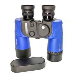 7x50 New Cheap Navy Blue Navigation Marine Binoculars Telescopio With Compass