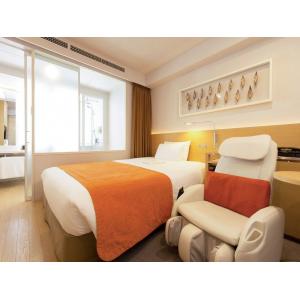 China Tonga hotel interior design of custom furniture laminate wood headboard bed with massage chair and in wall cabinet desk supplier