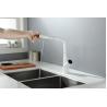 China Modern Kitchen Sink Mixer Taps with Pull Out Spray and Single Handle Copper Faucet wholesale