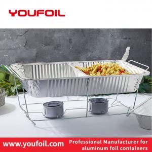 China Household Disposable Large Aluminum Foil Steam Table Pans With Lid supplier