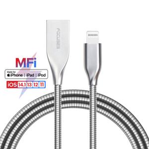 China OEM MFI USB Lightning Charging Cable Full Metal For Apple IPhone supplier