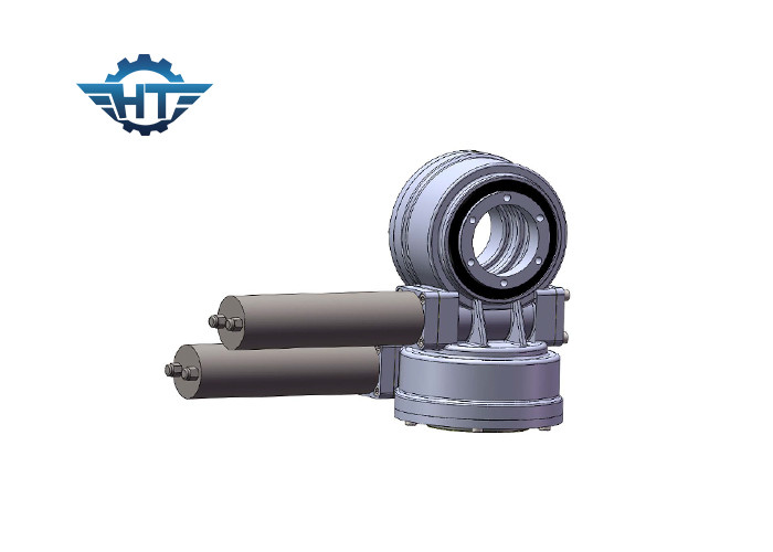 China 42CrMo Dual Axis Solar Slew Drive CE Certified For Solar Trackers With 24VDC Motors supplier