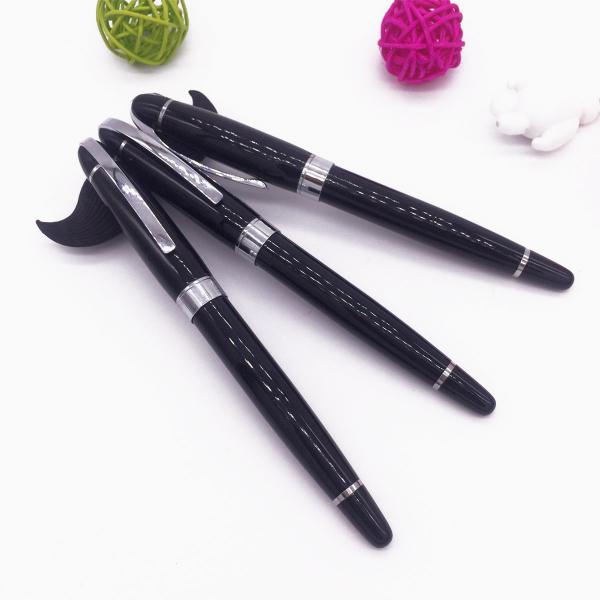 Customized Logo Luxury Metal Roller Pens With Cap