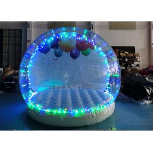 3 Meter Dia Inflatable Snow Globe Photo Booth With Blowing