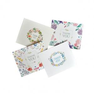 China Foldable Paper Greeting Card For Wedding / Birthday / Gift / Thank You Use supplier