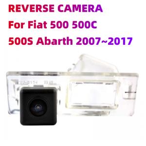 For Fiat 500 500C 500S Abarth 2007~2017 Car Rear View Camera Night Vision Reversing