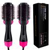 Hair Care AC 240V PTC Fast Heater Electric Comb Straightener pink 3 In 1 hot Air