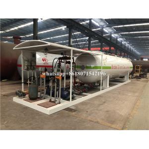 China 10 Tons Transporting Large Propane Tanks New Condition Gas Mobile Filling Station supplier