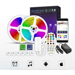 China Led Strip Kit Wifi Bluetooth Amazon Alexa Google Home Flexible RGB LED Strip supplier