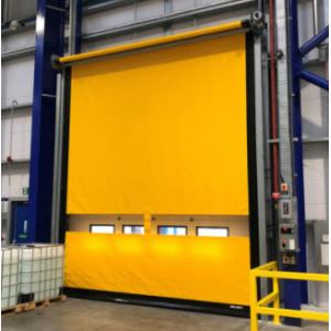 PVC Fabric High Speed Rapid Roller Doors Thermal Insulation Ensuring Safety In Environments