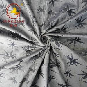 China 2020 winter embossed pattern velour for fashion apparel supplier