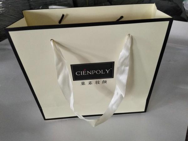 Colorful Paper Bags Printed With Logo / Luxury Printed Paper Gift Bags