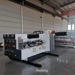 China 18kw Corrugated Box Printing Machine Flexo Slotter Humanization Operation supplier