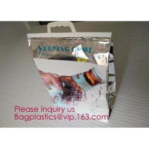 Aluminum Foil Food Use Disposable Cooler Bag Insulated Thermal Bag Organizer Storage Frozen Lunch Bag bagease bagplastic
