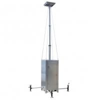China 6m To 9m Mast Mobile Surveillance Unit Cubiod Tower Customized Height on sale