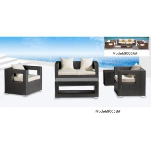 4piece -Rattan wicker Outdoor Patio garden loveseat club chair Sofa Set furniture  -9005B