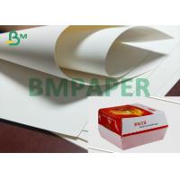 China 37'' × 25'' 210 gsm Food Grade Grease Resistant White Board For Burger Sheets on sale
