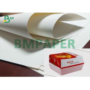 37'' × 25'' 210 gsm Food Grade Grease Resistant White Board For Burger Sheets