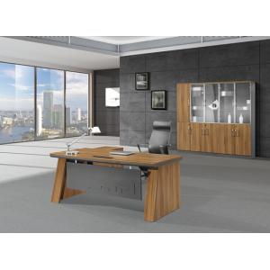 Highly Safe Edge Fitted Office Furniture , Executive Office Desk OEM / ODM