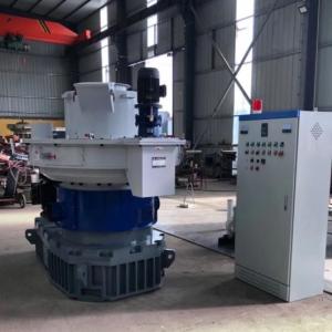 380V Cotton Stalk Pellet Machine 90kw Ring Die Rice Husk Pellet Machine