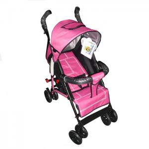 Red Rear Wheel Deluxe Buggy Baby Strollers / Lightweight Baby Stroller