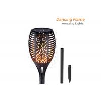 China Flame Solar Torch Lights IP65 Waterproof Flickering Dancing Garden Flame Torch on sale