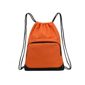 Unisex Nylon Drawstring Backpack Large Capacity For Camping / Fitness