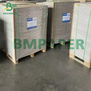 China Recycled Pulp 0.4mm - 2mm Thick Double Sides Grey Paper Board For Folders supplier
