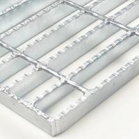 China Outdoor Metal Drain Cover Q235 Grating Serrated Galvanized on sale