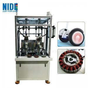 China 2 Stations Wheel Hub Motor Winding Machine Automatic Self Balance Scooter supplier