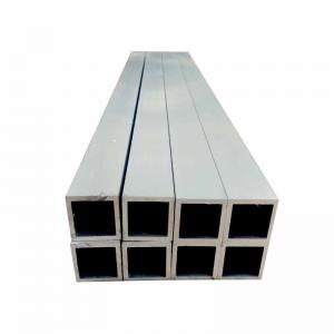 T3 - T8 Thin Wall Aluminum Pipe Tube Anodized Rectangular SGS