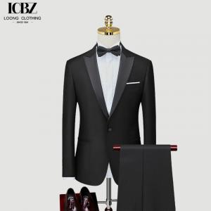 3-Piece Suits for Adults Performance Host Men's Suit Tuxedo Groom Wedding Dress