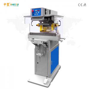 China Horizontal Ink Cup Scraping Semi Automatic Pad Printing Machine supplier
