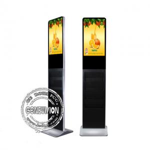 China 21.5'' Standing Floor Advertising Player AC 110V~240V With Stand Alone Version And Holder supplier
