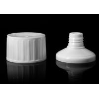 China Plastic Round Tube Head 35mm For Facial Cleanser / Cosmetic Soft Cream Lotion Tube on sale