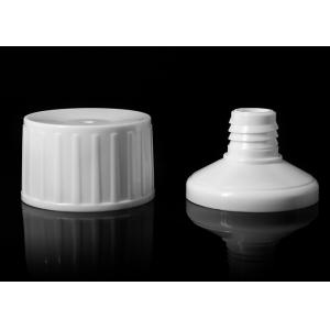 China Plastic Round Tube Head 35mm For Facial Cleanser / Cosmetic Soft Cream Lotion Tube supplier