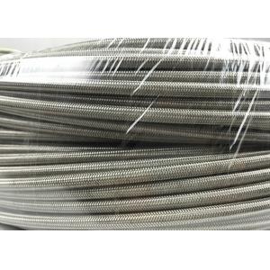 Anti - Static Smooth bore Flexible PTFE Lined Hose Used On Mechanical Hydraulic System