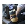 China Premium Quality , Foldable Silicone Travel Mug , Food Safety Silicone Coffee Mug , Big Volume , 500ml wholesale
