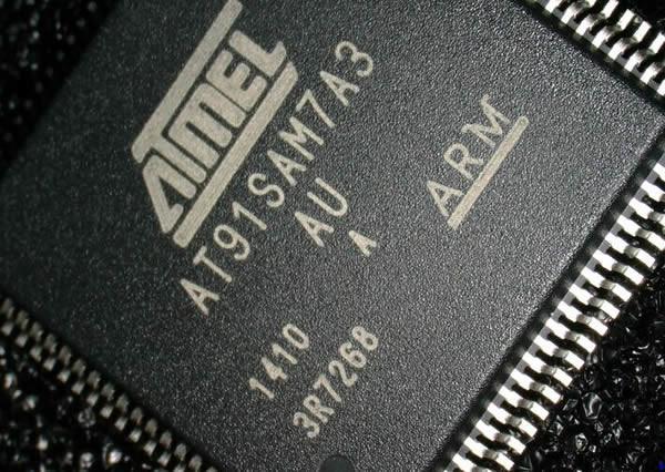 Integrated Circuit Chip AT91SAM7A3-AU ATMEL QFP